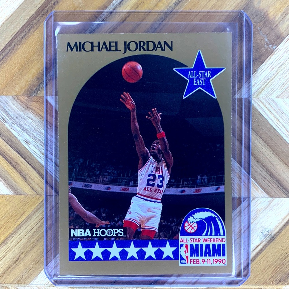 1990 NBA Hoops - Michael Jordan - All-Star #5